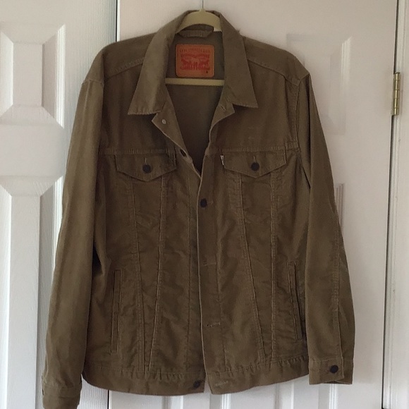 Men’s Levi’s Corduroy Jacket, Tan, Size XL